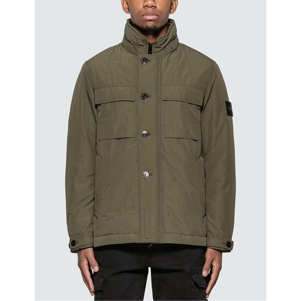 Stone Island Micro reps hooded jacket men's size large